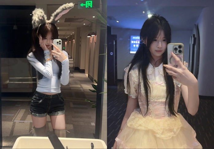 【原相機泄密】清純高顏值雙馬尾妹子性愛啪啪自拍，一臉不情願的被顏射