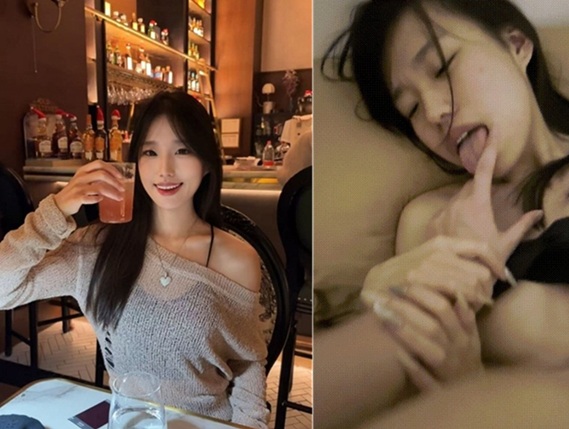 清純美女白天是氣質模樣，晚上酒店變小母狗性愛，含內褲伸舌頭吸手指