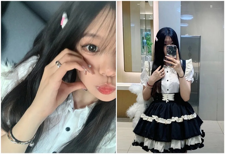 【原檔泄密】貴州可愛幼師很拜金被富二代直接砸錢約到酒店 女僕裝按在床上猛烈抽插超級誘人