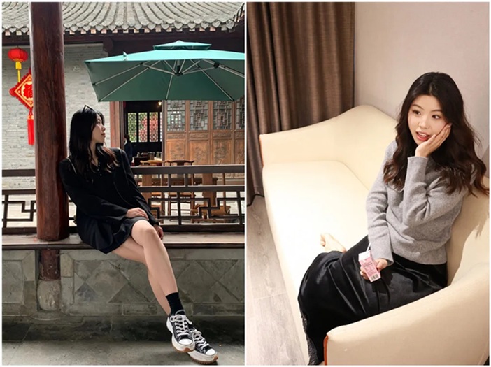 高顏值美女和男友酒店視頻流出 黑蕾絲眼罩含到根部被按頭碎花連體衣倒插深喉
