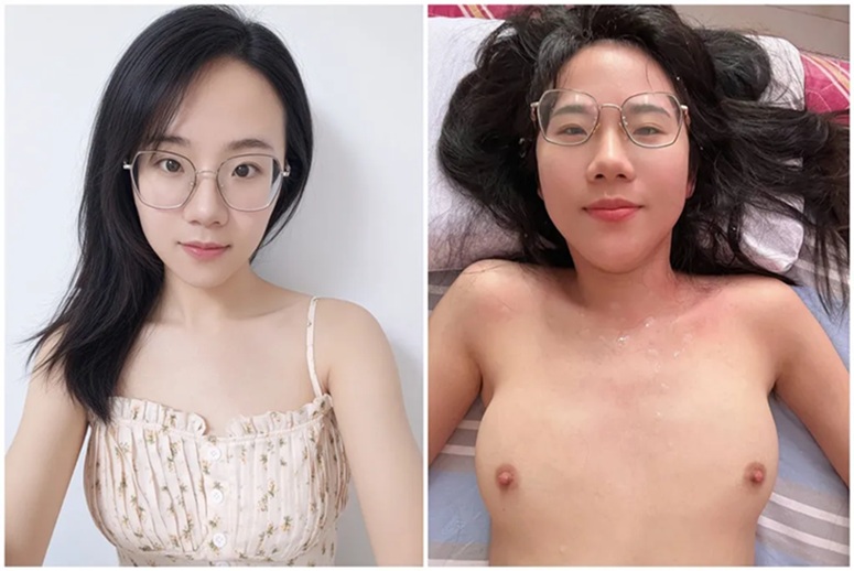 新婚語文老師露臉啪啪流出 一邊玩手機一邊被插入多毛穴 精液射滿臉閉眼承受